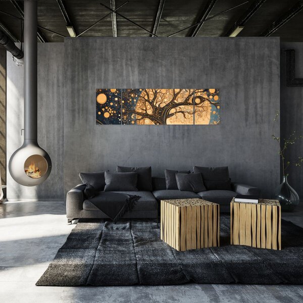 Obraz - Surrealistický strom (170x50 cm)