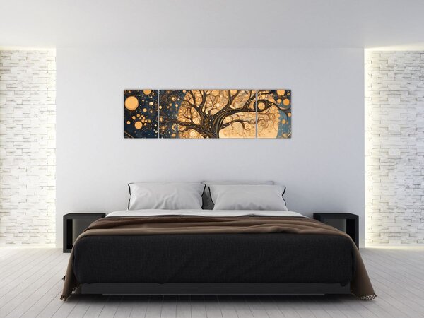 Obraz - Surrealistický strom (170x50 cm)