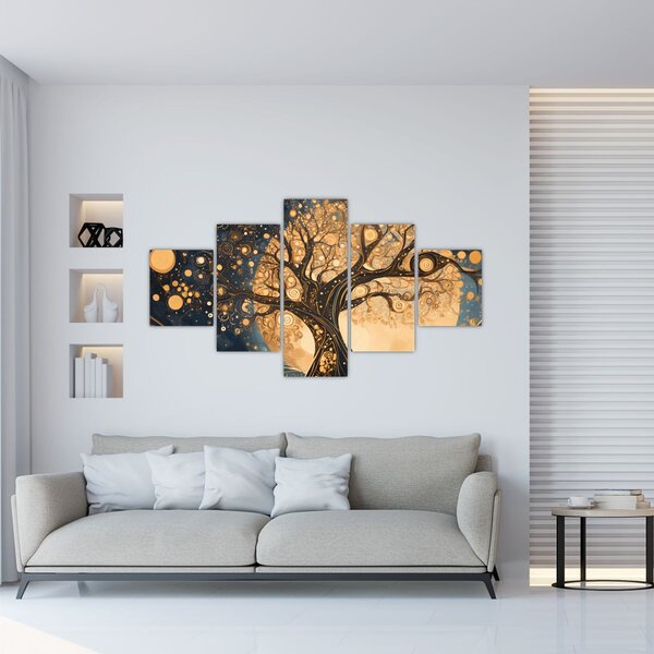 Obraz - Surrealistický strom (125x70 cm)