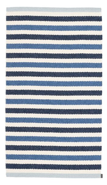 Modro-krémový vnitřní a venkovní koberec 70x120 cm Teo Denim – Pappelina
