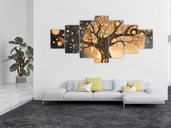 Obraz - Surrealistický strom (210x100 cm)