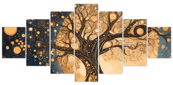 Obraz - Surrealistický strom (210x100 cm)