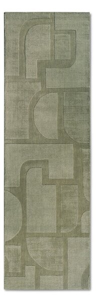Zelený ručně tkaný vlněný běhoun 80x250 cm Alexis – Villeroy&Boch