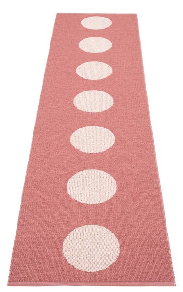Světle červený vnitřní a venkovní běhoun 70x280 cm Vera Pop Blush – Pappelina