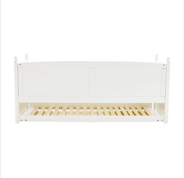 Kondela Postel s přistýlkou 90x200, borovicové dřevo, bílá, GLAMIS