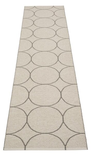 Tmavě šedý vnitřní a venkovní běhoun 70x300 cm Boo Charcoal Linen – Pappelina