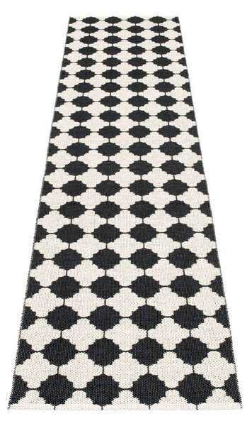 Černo-bílý vnitřní a venkovní běhoun 70x300 cm Marre Black Coral – Pappelina
