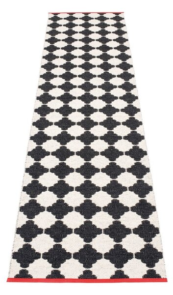 Černo-bílý vnitřní a venkovní běhoun 70x300 cm Marre Black Coral – Pappelina