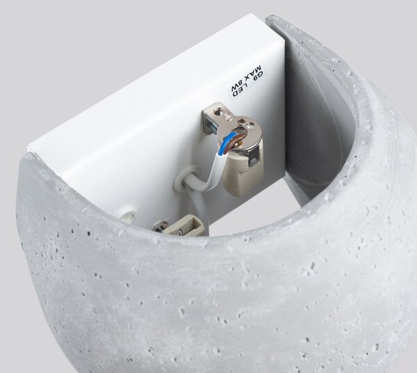 Sollux Lighting Nástěnné svítidlo GLOBE betonové
