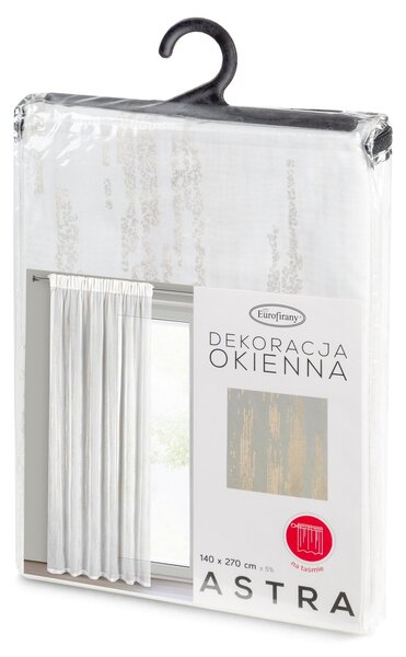 ZÁCLONA NA PÁSCE ASTRA 140X270 CM VZOROVANÁ