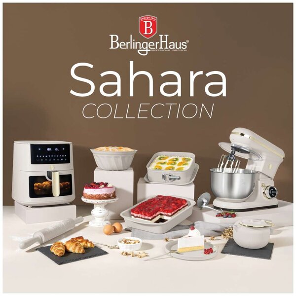 BERLINGERHAUS Silikonového váleček na těsto a pečící podložka Sahara Collection BH-8781