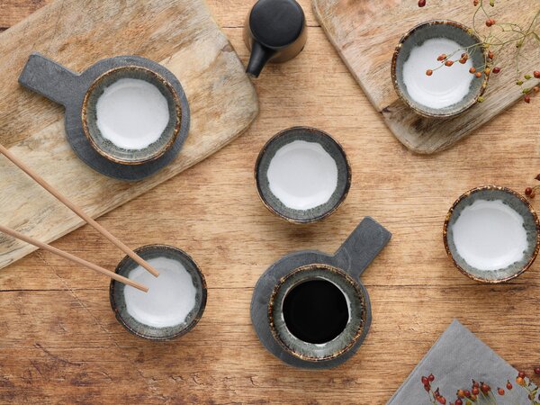 SADA MISEK NA OMÁČKU kamenina keramika Creatable - Kolekce nádobí, Online Only