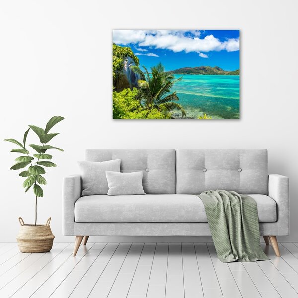 Foto obraz canvas Pobřeží Seychely oc-93632488