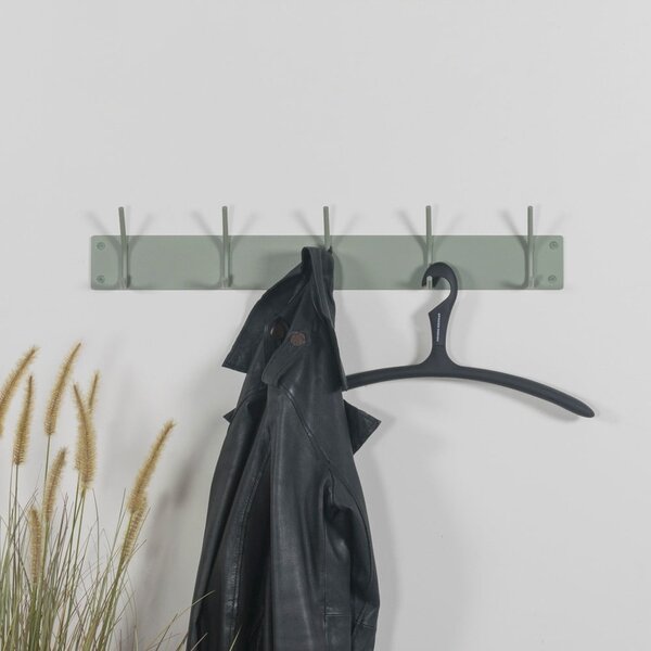 Šedozelený kovový nástěnný věšák 70 cm Fusion – Spinder Design