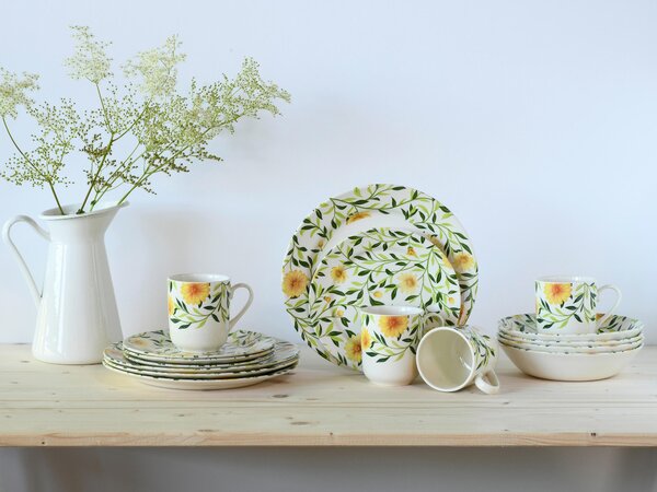 KOMBINOVANÁ SOUPRAVA, 16dílné, pórovina Creatable - Online Only nádobí, Online Only