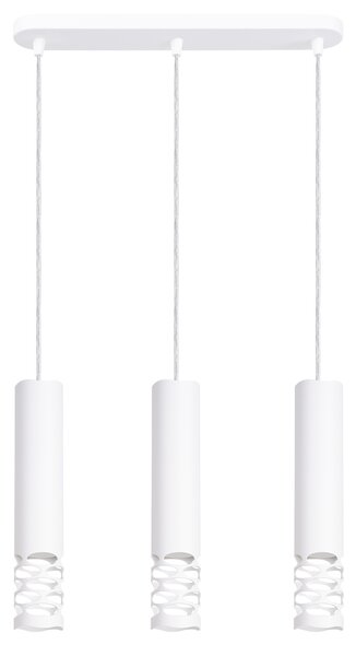 Sollux Lighting Závěsné svítidlo LIRO 3L bílé