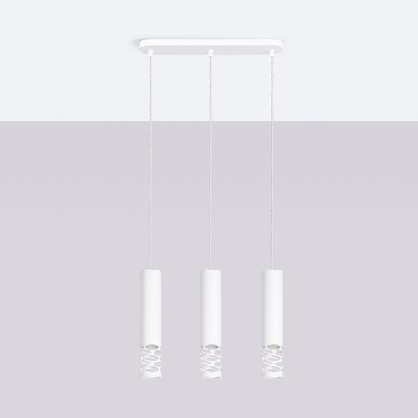 Sollux Lighting Závěsné svítidlo LIRO 3L bílé