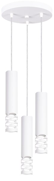 Sollux Lighting Závěsné svítidlo LIRO 3P bílé