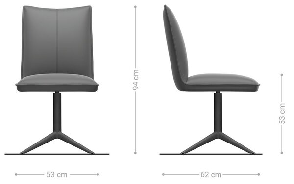 DELIFE Jídelní židle Lelio-Flex bouclé měkký tmavě béžová křížová podnož nerezová ocel 360° otočný houpací funkce taštičkové pružiny