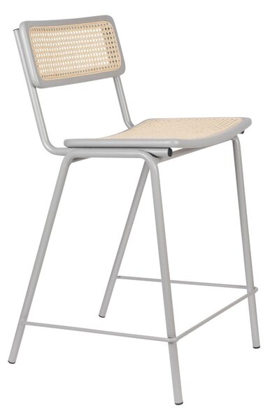 Světle šedé/v přírodní barvě barové židle v sadě 2 ks 93,5 cm Jort – Zuiver