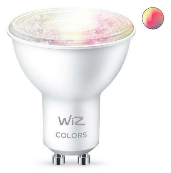 LED Žárovka WiZ Colors 8718699787134 GU10 PAR16 4,9-50W 345lm 2200-6500K, RGB 16 mil. barev, stmívatelná