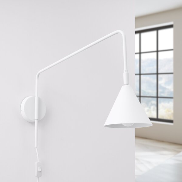 Sollux Lighting Nástěnné svítidlo NOX bílé