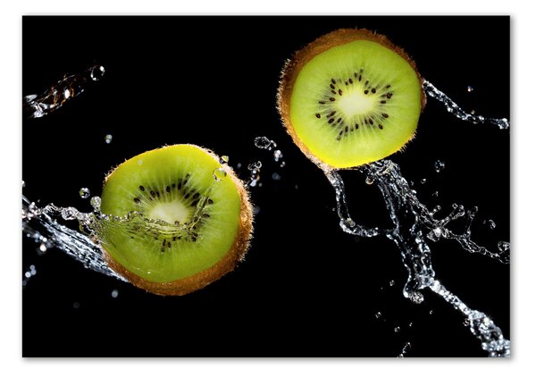 Fotoobraz na skle Kiwi a voda osh-93951951