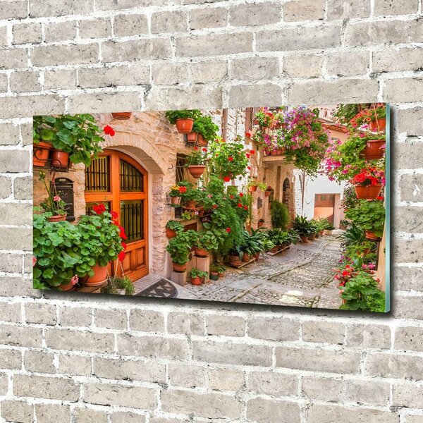 Foto obraz skleněný horizontální Okouzlující ulička osh-93996626