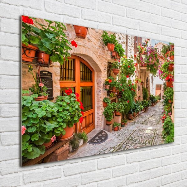 Foto obraz skleněný horizontální Okouzlující ulička osh-93996626