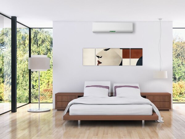 Obraz - Žena z profilu (170x50 cm)