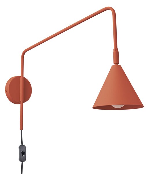 Sollux Lighting Nástěnné svítidlo NOX okrově červené