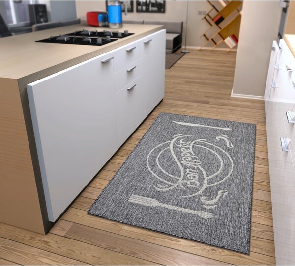 Šedobéžový koberec 92x150 cm Cucina – Hanse Home