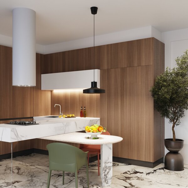 Sollux Lighting Závěsné svítidlo BILO černé