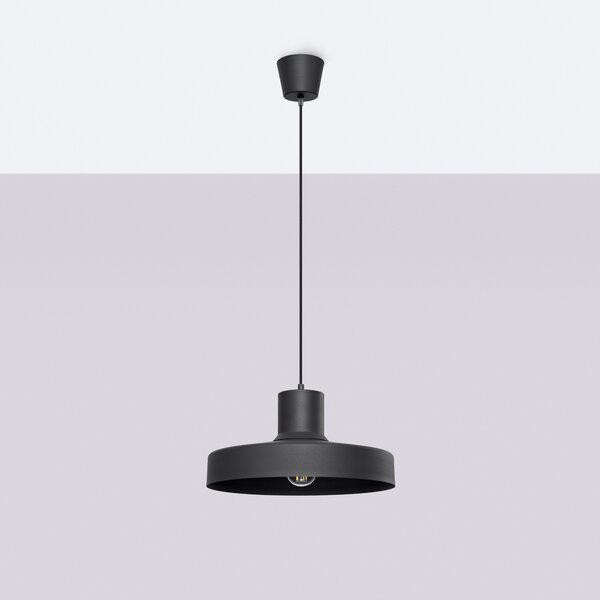 Sollux Lighting Závěsné svítidlo BILO černé