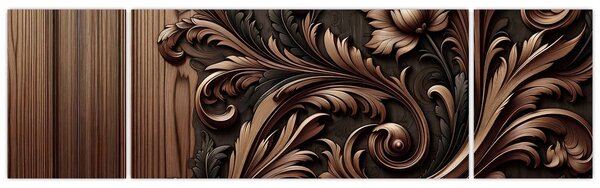 Obraz - Vzor ze dřeva (170x50 cm)