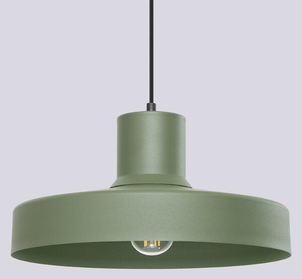 Sollux Lighting Závěsné svítidlo BILO olivově zelené