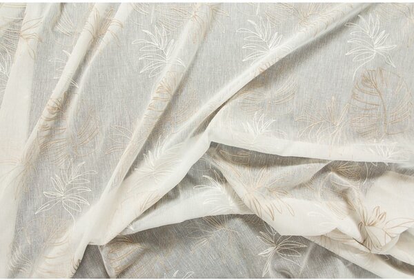 Béžová záclona 140x260 cm Cybele – Mendola Fabrics