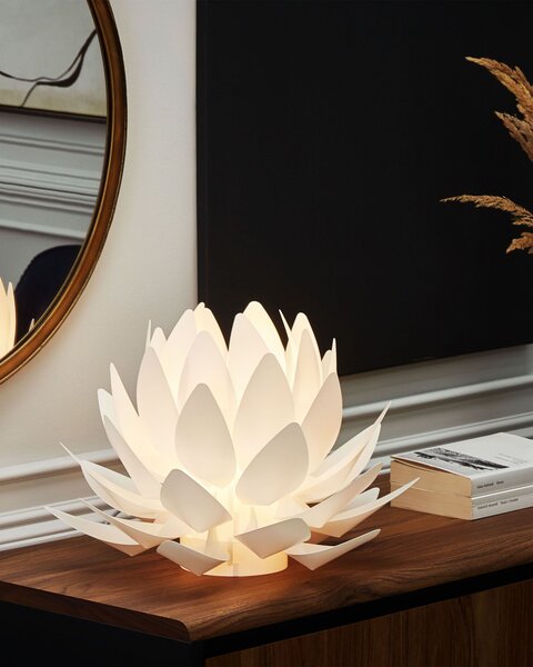Stolní lampa Květina MUSONE Bílá