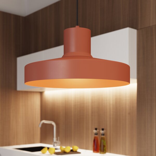 Sollux Lighting Závěsné svítidlo BILO okrově červené