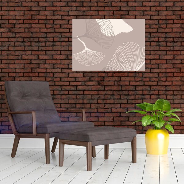 Obraz - Béžové listy N⁰1 (70x50 cm)