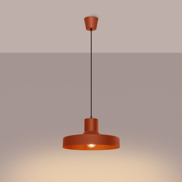 Sollux Lighting Závěsné svítidlo BILO okrově červené