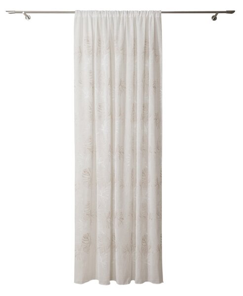 Béžová záclona 140x260 cm Cybele – Mendola Fabrics