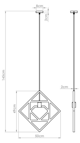 Sollux Lighting Závěsné svítidlo CARO