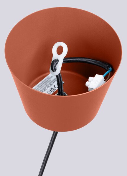 Sollux Lighting Závěsné svítidlo BILO okrově červené