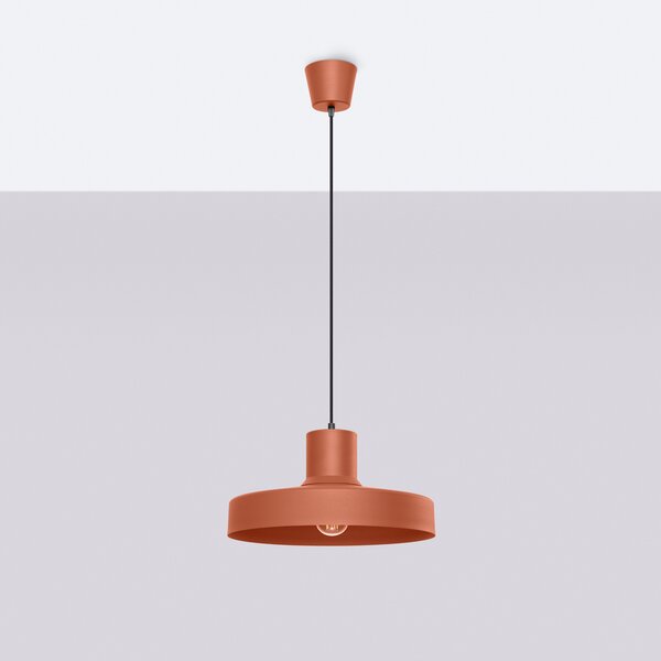 Sollux Lighting Závěsné svítidlo BILO okrově červené