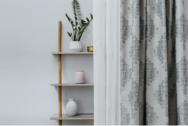 Béžová záclona 140x260 cm Cybele – Mendola Fabrics