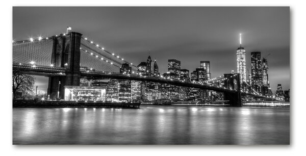 Foto obraz sklo tvrzené Brooklynský most osh-94815409