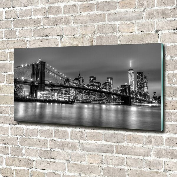 Foto obraz sklo tvrzené Brooklynský most osh-94815409