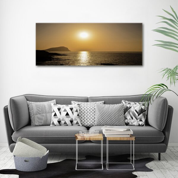 Moderní obraz canvas na rámu Západ slunce moře oc-94820820