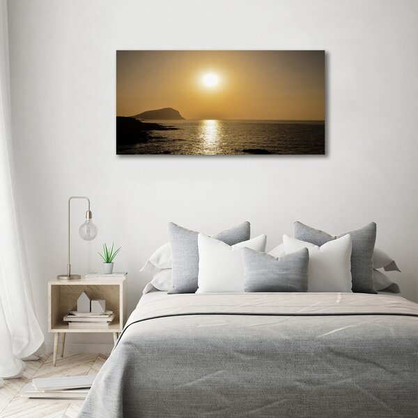 Moderní obraz canvas na rámu Západ slunce moře oc-94820820